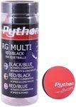 Python 3 Ball Can RG Multi Colored Racquetballs (Endorsed by Racquetball Legend Ruben Gonzalez!) (1-Can/Pack, 3-Balls) (Black/Red)