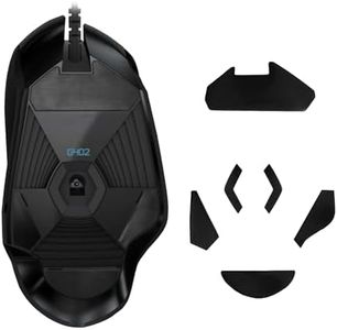 kwmobile Set Piedini di Ricambio per Mouse Compatibile con Logitech G402 - Gommini nero - per Maggiore Controllo e Scorrevolezza