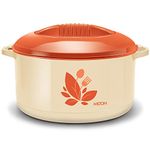 MILTON Orchid 17500 Inner Steel Casserole, 15.5 litres, Tan | PU Insulated | BPA Free |Odour Proof | Food Grade | Easy to Carry | Easy to Store | Ideal for Chapatti | Roti | Curd Maker