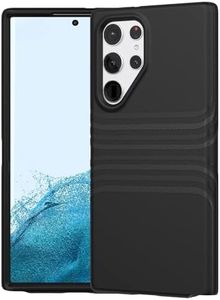 tech21 Evo Tactile for Samsung Galaxy S22 Ultra – Protective Phone Case with 16ft Multi-Drop Protection, Black (T21-9380)
