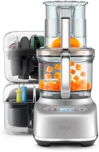 Sage - The Paradice 16 Food Processor - Multifunctional Vegetable Chopper, Dicer, Slicer, Shredder, Blender & Grater - 900W - Stainless Steel