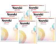 Suzuki Piano School New International Edition Piano Books Complete Set (7 Books) Volume 1, Volume 2, Volume 3, Volume 4, Volume 5, Volume 6, Volume 7