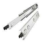VADANIA 1000mm Heavy Duty Drawer Slide with Lock #VD1551, 68kg Load Capacity, 3-Fold Full Extension, Ball Bearing Lock-in & Lock-Out, Side Mount, 1-Pair