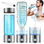 Lozltx Upgrade Hydrogen Water Bottle 4 in 1【SGS Authoritative Certification - 2000PPB】【NO.1 Double Hydrogen Content】 Hydrogen Water Bottle with SPE PEM Technique, Improve Water in 3 Min for Drink