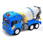 FunBlast Construction Truck Toy - Pull Back Vehicles Cement Mixer Truck Toy for Kids, Friction Power Toy Trucks for 3+ Years Old Boys and Girls (Cement Mixer)