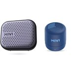 Mivi Roam 2 Bluetooth 5W Portable Speaker,24 Hours Playtime,Powerful Bass, Wireless Stereo Speaker w