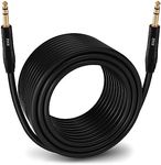 LyxPro 100 Feet ¼ TRS to ¼ TRS Balanced Audio Cable, Superior Signal Transfer, Crystal Clear High Frequency, Noiseless, Durable & Flexible Patch Cable, Professional Grade Heavy Duty Male to Male