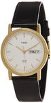 TIMEX Classics Men's Quartz Analog White DIAL Round CASE Day Date Function Watch -A500