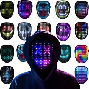 Back Sweet Home LED Mask Light up Masks With Gesture Sensing, Cool Toys Masks Teen Boys Gifts for Halloween Christmas Birthday