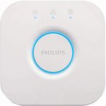 Philips Hue Bridge Hue LED Smart Lights (Compatible with Amazon Alexa, Apple HomeKit, and The Google Assistant, White, Pack of 1, 929001180606, B22)
