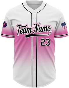 Custom Baseball Jersey-Customize Uniform Personalized Baseball Shirts for Women Men Design Your Own Jersey for Boys Kids