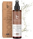 Beauty By Earth Self Tanner Spray - USA Made With Natural & Organic Ingredients for a Natural Looking Glow, Non Toxic Gradual Spray Tan, Sunless Tanner Body Mist for Women & Men, Medium to Dark