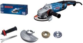 Bosch Professional Wired Angle Grinder GWS 30-230 PB (brushless Motor with 2,800 W, Kickback Control and Brake, Compatible with The dust Extraction System GDE 230 FC-T, in Box), Blue