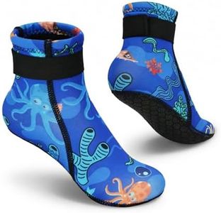 Summshall Kids Neoprene Socks 3mm Water Socks Keep Warm Sand Socks Anti-Slip Wetsuit Socks Water Sport Swimming Surfing