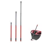 3 Section Telescopic Handle for Vileda O-Cedar Easywring Spin Mop Replacement, 22 Inch to 48 Inch Elescopic Extends Handle