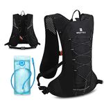 BBAIYULE® Hydration pack with hydration bladder 2L BPA Free | running vest backpack | bike backpack for skiing running hiking cycling| backpack with hydration system women men