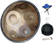 AS TEMAN HANDPAN, 2022 Handpan drum instrument in G Minor 9 Notes 18 inches Steel Hand Drum