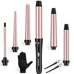 Curling Iron Set, USHOW 6 in 1 Curl