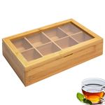 Westmark Bamboo Tea Box with 8 Compartments 28 x 16 cm 15732260