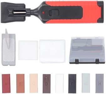 Hardwood Floor Repair Kit, Tile Floor Repair Kit with Electric Heating Pen, Stone Repair Tool Set with 8 Block Wax, Cracked Stone Repair for Floor, Tile, Ceramic, Porcelain