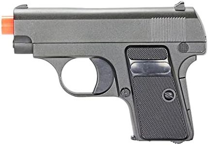 BBTac G1 Airsoft Spring Pistol Full Metal Slide and Body Ultra Subcompact 6" Pocket Pistol 215 FPS Spring Airsoft Gun by BBTac®