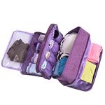 mossty Travel Multi-Function Bra Organize Storage Bag, Bra/Socks/Cosmetic Accessories Storage Bag Men Women