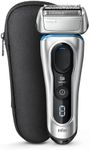 Braun 8 Series 8330S Wet & Dry, Rechargeable, Cordless Shaver/Shaver with Beard Density Readout
