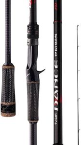 PURELURE New Flight Dance Casting Fishing Rod Saltwater, Medium Heavy - Heavy Power, TORAY M40X+T1100 Carbon Fiber Blank 2 Piece, 24K Carbon Reverse Weave Handle, Fuji SIC Guides, Fuji Reel Seat