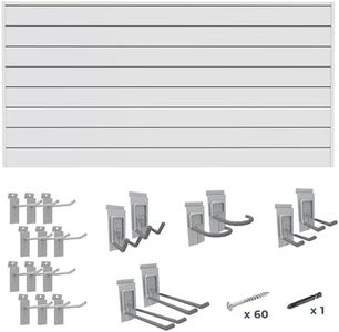 CrownWall 6" Basic Bundle (8x4 ft) with 20-Piece Locking Hook Kit (Dove Grey)