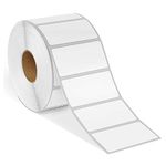 2" X 1” Direct Thermal Labels, Perforated UPC Barcode FBA Labels, Compatible with Rollo & Zebra Desktop Printers - 10 Rolls, 1300/Roll