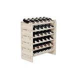Modular Real Wood Wine Storage Rack