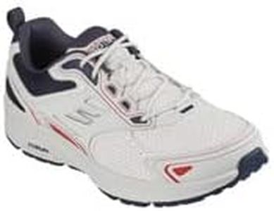 Skechers-GO Run CONSISTENT - Vestige-Men's Running Shoes-220081ID-WNVR-WHITE/NAVY/RED UK7