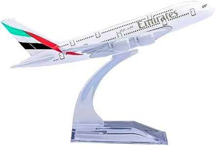 Bswath Model Plane 1:400 Scale Model A380 Model Airplane Diecast Airplanes Metal Plane Model for Gift