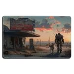 Welcome Home Vault 111 Custom Art Card Game Playmat - Compatible with MTG's Fallout Commander Decks - for Commander and other Trading Card Games