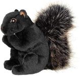 Bearington Acorn Black Plush Squirrel Stuffed Animal