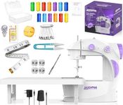 JAXHOM 2025 Mini Sewing Machine With Table Set I Electric Silai Machine With Extension Table, Foot Pedal, Adapter And Sewing Kit (SM-1)