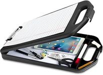 Ostin Tablet Clipboard Storage Box – Slim & Compact Document & Paper Storage Box File with Clip Board – Great for Office, Hospitals, Job Site & Classrooms, Document Clipboard Folder