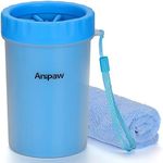 Dog Paw Cleaner, Anipaw 2-in-1 Silicone Dog Paw Washer Cup with Towel, Portable Pet Cleaning Brush Feet Cleaner for Dog Cat Grooming with Muddy Paws