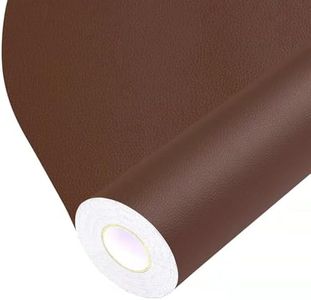 BSZHTECH Self Adhesive Leather Repair Patch Tape for Couch Sofa MBrown