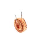 sourcing map Vertical Toroid Magnetic Inductor Wire Wind Wound 100uH 20A Inductance Coil