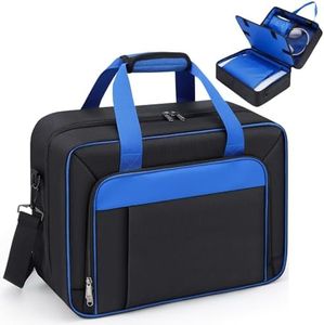 Carrying Case for PS5, Travel Thickened Protective Bag Compatible with Playstation 5 Console, Headset, PS5 Controller, Game Discs, and Gaming Accessories