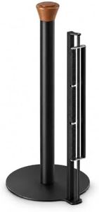 ZAGTAG Countertop Paper Towel Holder, One-Hand Tear, Suction Base, Black
