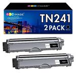 GPC Image Toner Cartridges Replacement for Brother TN241 Compatible with 9015CDW 9017CDW 9020CDW 9022CDW 3140CW 3142CW 3150CDN 3150CDW 3152CDW 3170CDW 9130CDN 9140CDN 9142CDN 9330CDW (2-Black)