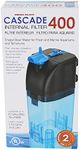 Penn Plax Cascade 400 Submersible Aquarium Filter Cleans Up to 20 Gallon Fish Tank With Physical, Chemical, and Biological Filtration, CIF2