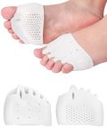 Metatarsal Pads Toe Separators for Bunion Correction,Soft and Breathable Hammer Toe Corrector Toe Spacers for Women Men Feet Relief (2)