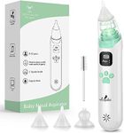 Baby Nasal Aspirator,Baby Nose Sucker,Baby Nose Cleaner,Nasal Aspirator for Baby, with Pause & Music & Light Soothing Function,Safe Hygienic and Quick Battery Operated Nose Cleaner