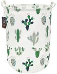 HKEC Green Cactus Laundry Basket,Ba