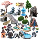 Fairy Garden Accessories Outdoor, 42 Zen Garden Accessories, Miniature Garden Decorations Fairy Garden Supplies for Micro Landscape Decoration Plant Pots Bonsai Craft Decor-Miniature Fairy Garden Kit