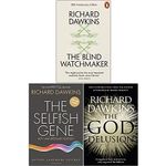 Richard Dawkins 3 Books Collection Set (The Blind Watchmaker, The Selfish Gene, The God Delusion)