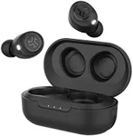 JLab JBuds Air True Wireless Earbuds, Wireless Headphones Bluetooth - Wireless Ear Buds with USB Charging Case, IP55 Sweat Resistant Sports Earphones and Custom EQ3 Sound - Bluetooth Earbuds, Black